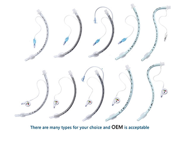 Disposable Reinforced Endotracheal Tubes ETT Airway With Indicating Bubbles