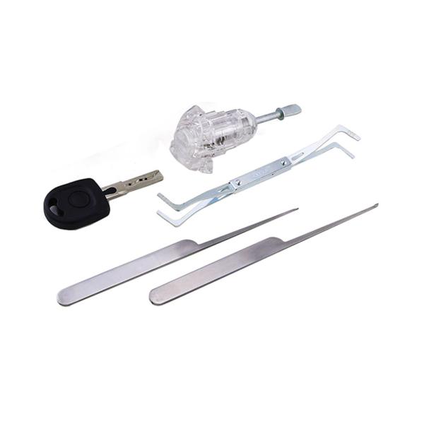 Buy cheap Lock Locksmith Picking Set Transparent Car Lock For VW HU66 With 3 Lockpicks from wholesalers