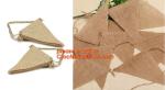11pcs Burlap Lace Banner Bunting Jute Rustic Wedding Banner, Sweetheart Table