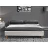 Buy cheap Contemporary King Upholstered Platform Bed King Assemble PU Leather 140x190Cm from wholesalers