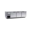 Buy cheap 460 Liter 3 Door Bench Fridge Stainless Steel Deep Freezer Table Top 1800×700×800mm from wholesalers