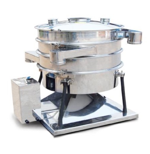 Ultrasonic Cassava Dry Starch Sieve Machine Vibration Screen Double Layer