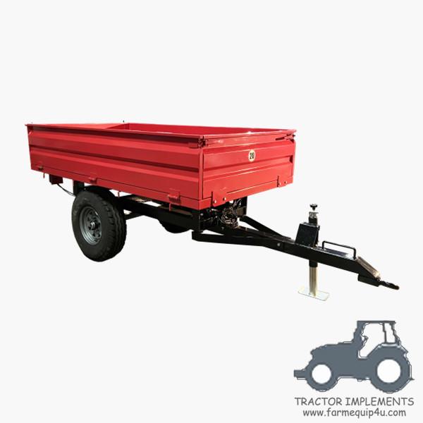 Buy cheap 1.5T2W - Off Road Hydraulic Dump Trailer 1.0ton; Single Axle Farm Tipping Trailer;Tractor Hydraulic Dump Trailer from wholesalers