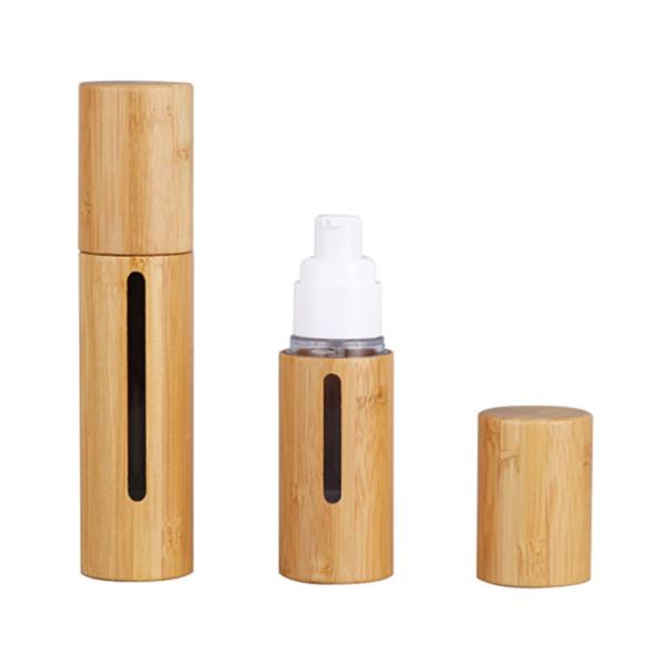 Buy cheap 50ml Cream 28/400mm Airless Cosmetic Bottles 30ml 15ml 28/410mm Lotion Bamboo from wholesalers