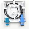 Buy cheap FTTH mini ODF 4 Port Fiber Faceplate from wholesalers