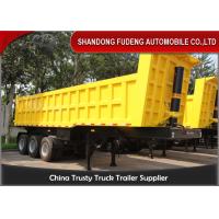 Buy cheap 3 / 2 Axle Dump Semi Trailer With WABCO Breaking Valve 100T Max Payload product