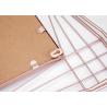 Buy cheap Modern Home Decor Rectangle Mirrored Wall Art Rose Gold Hollowed-out Metal Frame from wholesalers