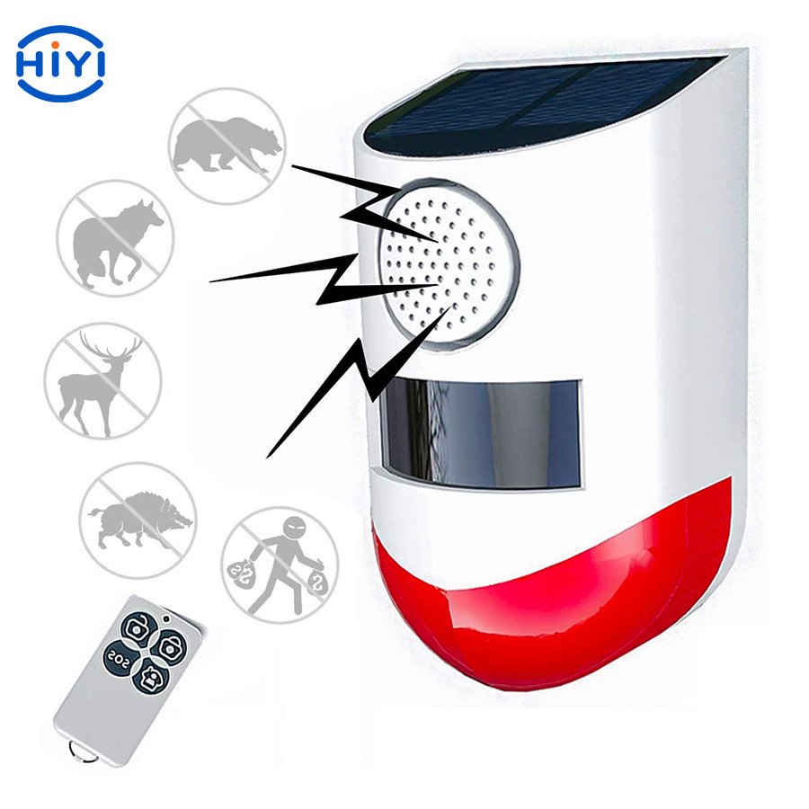 CT80 Solar outdoor infrared alarm Solar Charging Independent Wireless