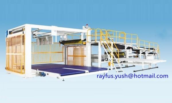 Buy cheap Double Layer Corrugated Cardboard Production Line / Basket Down Stacker Fit Duplex Cut Off from wholesalers