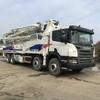 Construction Works Zoomlion Used Concrete Trailer Pump Truck Medium Sized