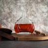 Buy cheap 500ml 200ml 700ml 750ml Super Flint Glass Empty Clear Brandy Whisky Bottle with Cork from wholesalers