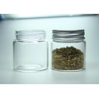 Buy cheap 60ml 47*50mm Clear Large Bulk Screw Mouth Glass Bottle Container product