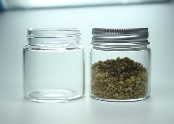 Buy cheap 60ml 47*50mm Clear Large Bulk Screw Mouth Glass Bottle Container from wholesalers