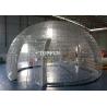 Buy cheap Clear PVC Double Layers Inflatable Bubble Tent 8m Diameter Exhibition from wholesalers