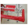 Buy cheap OEM Euro Style Metal Supermarket Four Wheels Shopping Trolley For Store from wholesalers