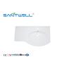Buy cheap White Rectangular Shape Counter Top Wash Basin Bathroom Wash Basin For Hand Clean from wholesalers