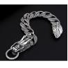 Buy cheap Thai Vintage Sterling Silver Dragon Bracelet Men's Jewelry (B111702) from wholesalers