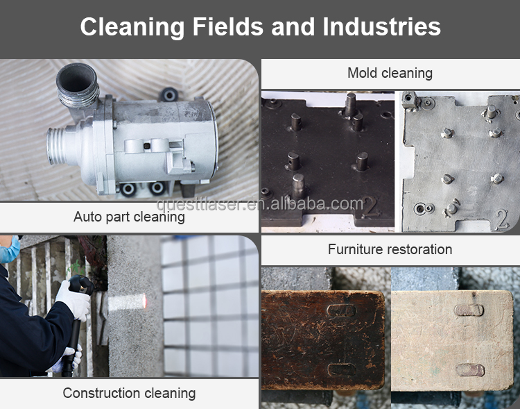 Pulse 200w 300w Suitcase Fiber Laser Cleaning Machine Rust Removal Machine