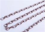 1.6mm Stainless Steel Mesh Chain Link Curtain Flexible For Partition Wall 90