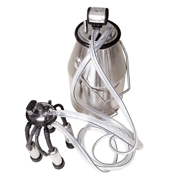 Buy cheap 25L Cow Milking Bucket Group With 3 Ports Lid For Milk Collection Management from wholesalers