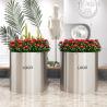 Buy cheap Easy Maintenance Stainless Steel Flowerpot Custom Size from wholesalers
