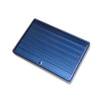 Buy cheap Navy Blue Bracelet Display Stand Leatherette Covered CMYK 4 Color Offset product