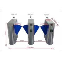 Buy cheap Blue Wing DC Motor 600mm Waist Height Turnstiles product