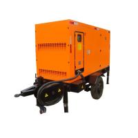 Buy cheap Water Cooled Electric Diesel Generator 138KVA 3 Phase Mobile Type With Trailer product