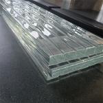 Hot melt glass crystal tile crystal column creative design hotel shopping mall