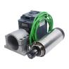 Buy cheap 80mm Diameter ER20 Round Air Cooled Spindle Motor Kit 2.2kw for CNC Router Efficiency from wholesalers