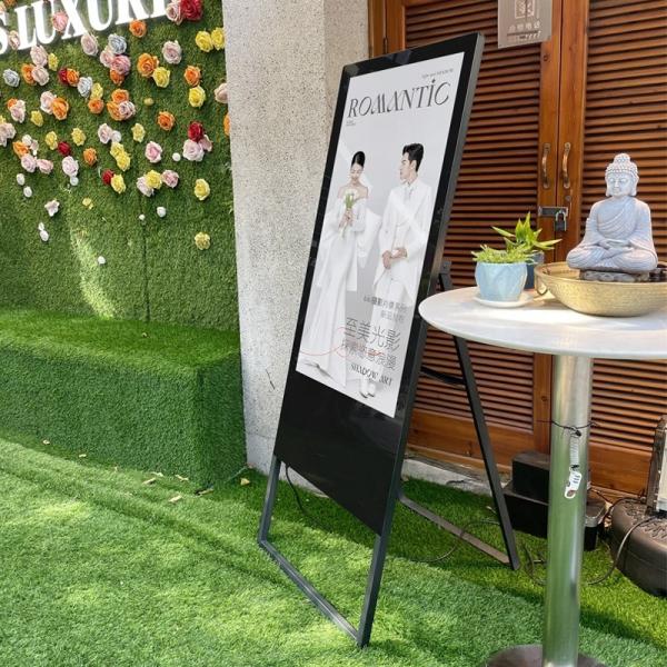 32 43 55 inch indoor touch screen lcd outdoor advertising player totem kiosk CMS
