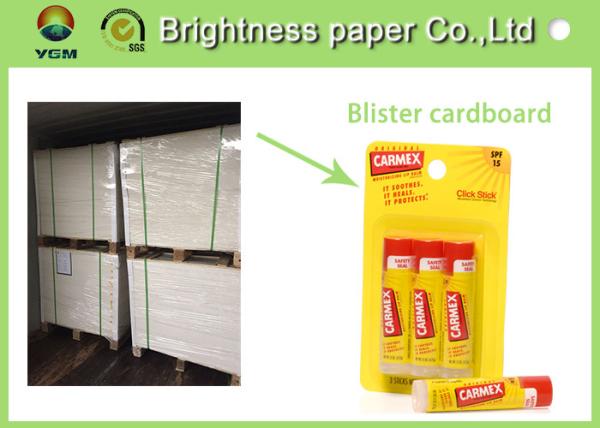 Buy cheap High Whiteness Blister Board Paper 350 Gsm Two Side White Ivory Cardboard from wholesalers