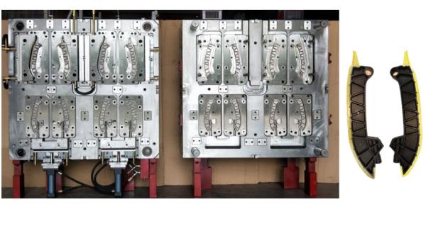 Industry 2k Plastic Injection Moulding Material PA6 30GF Cavity 1 + 1 For Auto