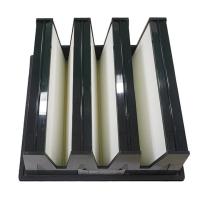 Buy cheap V Cell Medium Efficiency F7 Plastic Frame Mini-Pleated Compact 4 V Bank Air product