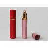 Buy cheap Matte Red 10ml Travel Perfume Atomiser Small Container Square Shape For Medicine Spray from wholesalers