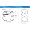 Buy cheap 2B330 Air Spring Shocks 0.2mpa Double Convoluted Air Bag G1/2 from wholesalers