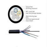 Aerial 4 6 8 12 core multimode fiber optic cable price per meter