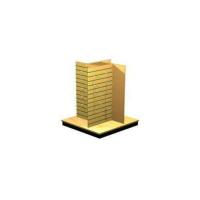 Buy cheap Wooden High Grade Slatwall Display Stand Floor Standing Customized For product