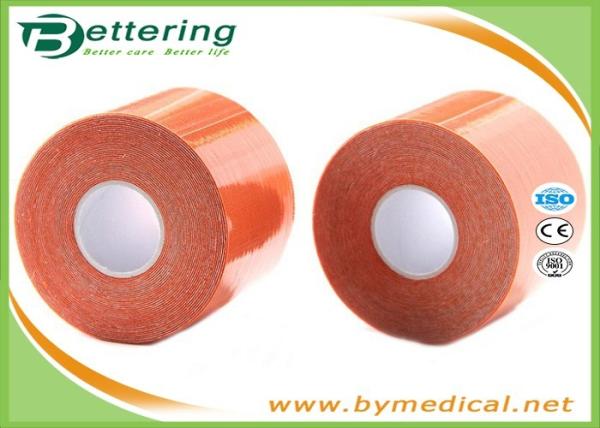 Waterproof Cotton Kinetic Kinesiology Tape , Elastic Athletic Tape For Sports