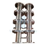 Mild Steel Housing Static Mixing Pipe Element Motionless Chemical Static Mixer