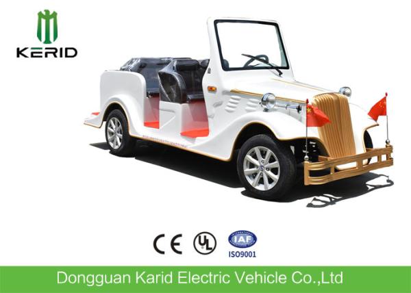 Buy cheap Battery Operated 48V Electric Classic Shuttle Bus 6 Passenger With Rear Axle from wholesalers