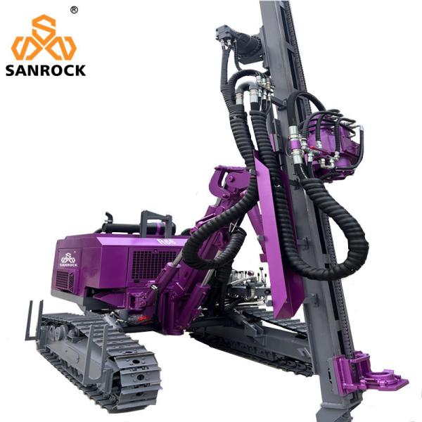 Buy cheap Rotary Blasthole DTH Drilling Machine Diesel 73.5kw Mining Crawler Hydraulic Drilling Rig from wholesalers