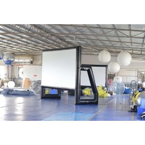 China Blow Up Projector Screen Outdoor Airtight PVC  Tarpaulin Inflatable Cinema Screen on sale