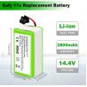 Buy cheap RoboVac Vacuum Cleaner Lithium Battery 11S 15C 15T 14.4V 2800mAh Li Ion Battery from wholesalers