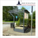 Stainless Steel 2719mm Height 85% Bus Stop Shelter