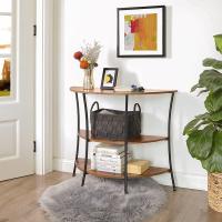 Buy cheap Demi-luna Console Table for Home, Particleboard Sofa Table, Hallway Console product