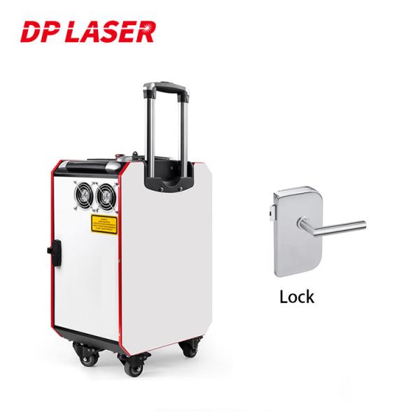 Buy cheap 100W 200W Portable Fiber Laser Cleaner Machine Raycus Laser Source Trolley Case from wholesalers