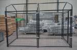 Powder Coated Outdoor Metal Dog Kennel Welded Wire Mesh 3000mm Length