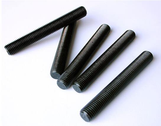 Grade 4.8 8.8 10.9 Black DIN976 Hot Galvanization Threaded Rod for Customized Support