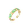 Buy cheap Enamel Evil Eye Ring Gold Plated from wholesalers